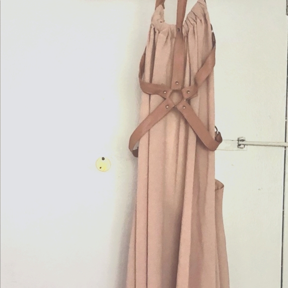 UNIF Light Pink Harness Dress New $200 - Picture 2 of 10